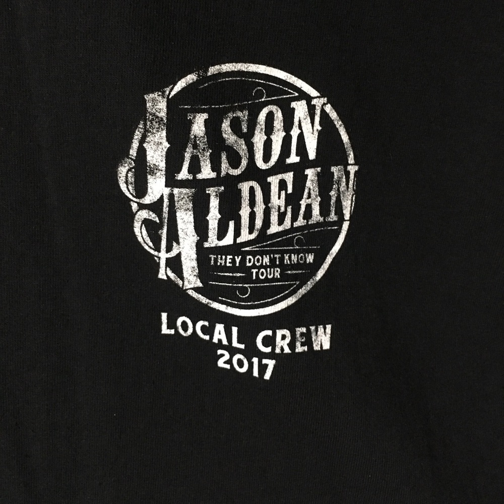 Jason Aldean Tour Local Crew T-Shirts/Jason Aldean